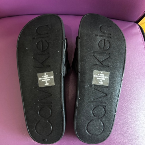 Never Worn - Calvin Klein Slides - Picture 2 of 2